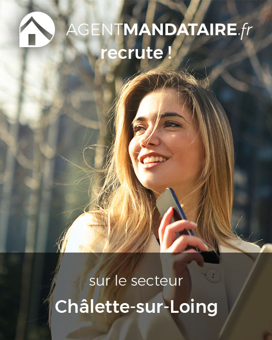 recrutement mandataire immobilier Châlette-sur-Loing 45120
